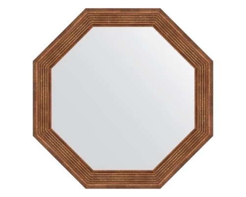 Зеркало настенное Octagon EVOFORM в багетной раме сухой тростник, 49х49 см, BY 3661