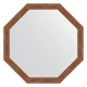 Зеркало настенное Octagon EVOFORM в багетной раме сухой тростник, 69х69 см, BY 3663