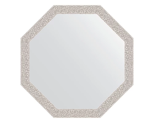 Зеркало настенное Octagon EVOFORM в багетной раме мозаика хром, 58,2х58,2 см, BY 3680