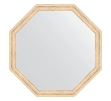 Зеркало настенное Octagon EVOFORM в багетной раме слоновая кость, 69,8х69,8 см, BY 3687