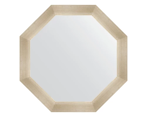 Зеркало настенное Octagon EVOFORM в багетной раме травленое серебро, 60,4х60,4 см, BY 3704