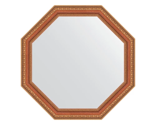 Зеркало настенное Octagon EVOFORM в багетной раме бронзовые бусы на дереве, 61,6х61,6 см, BY 3713
