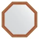 Зеркало настенное Octagon EVOFORM в багетной раме бронзовые бусы на дереве, 71,6х71,6 см, BY 3714