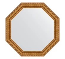Зеркало настенное Octagon EVOFORM в багетной раме золотой акведук, 60,4х60,4 см, BY 3716