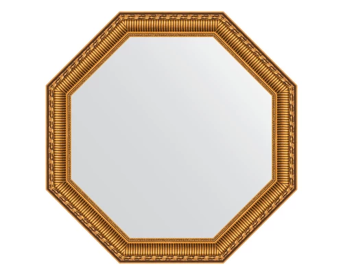 Зеркало настенное Octagon EVOFORM в багетной раме золотой акведук, 60,4х60,4 см, BY 3716
