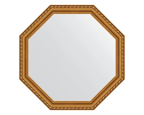 Зеркало настенное Octagon EVOFORM в багетной раме золотой акведук, 70,4х70,4 см, BY 3717