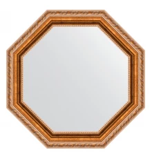 Зеркало настенное Octagon EVOFORM в багетной раме версаль бронза, 52,2х52,2 см, BY 3724