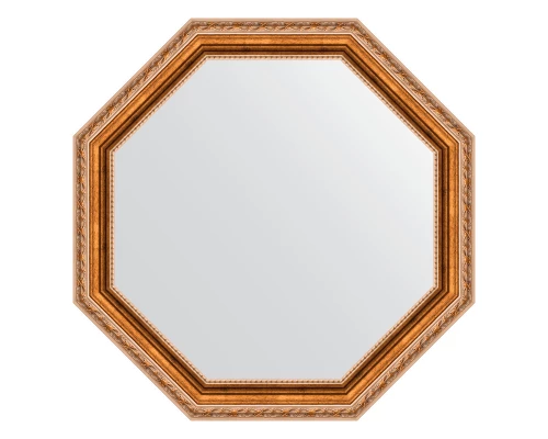 Зеркало настенное Octagon EVOFORM в багетной раме версаль бронза, 62,2х62,2 см, BY 3725