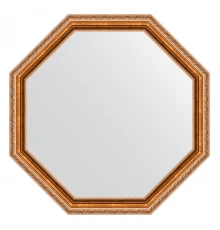 Зеркало настенное Octagon EVOFORM в багетной раме версаль бронза, 72,2х72,2 см, BY 3726