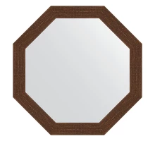 Зеркало настенное Octagon EVOFORM в багетной раме мозаика античная медь, 73х73 см, BY 3741
