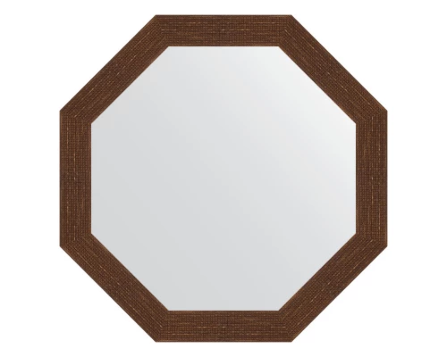 Зеркало настенное Octagon EVOFORM в багетной раме мозаика античная медь, 73х73 см, BY 3741