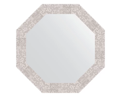 Зеркало настенное Octagon EVOFORM в багетной раме соты алюминий, 63х63 см, BY 3746