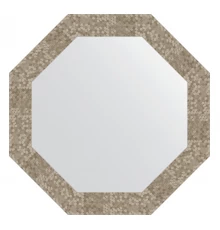 Зеркало настенное Octagon EVOFORM в багетной раме соты титан, 63х63 см, BY 3749