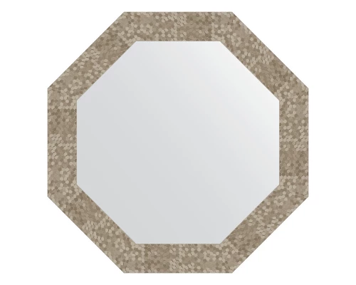 Зеркало настенное Octagon EVOFORM в багетной раме соты титан, 63х63 см, BY 3749