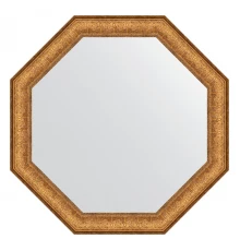 Зеркало настенное Octagon EVOFORM в багетной раме медный эльдорадо, 73,6х73,6 см, BY 3762