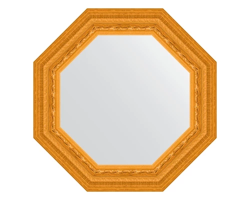 Зеркало настенное Octagon EVOFORM в багетной раме сусальное золото, 54,8х54,8 см, BY 3763