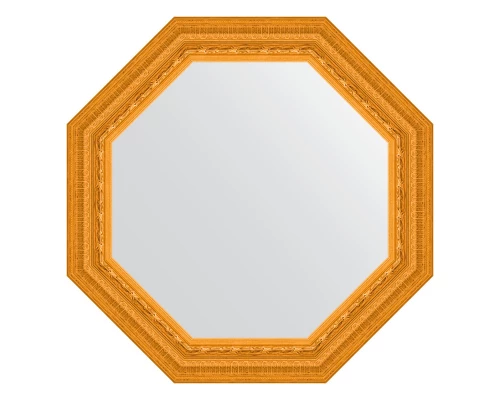 Зеркало настенное Octagon EVOFORM в багетной раме сусальное золото, 64,8х64,8 см, BY 3764