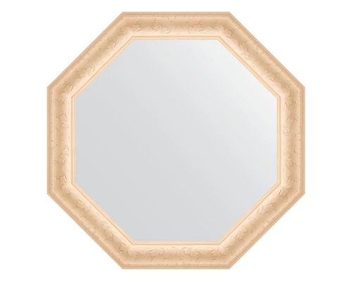 Зеркало настенное Octagon EVOFORM в багетной раме старый гипс, 75,2х75,2 см, BY 3771