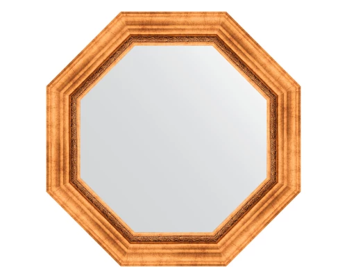 Зеркало настенное Octagon EVOFORM в багетной раме римское золото, 66,6х66,6 см, BY 3785