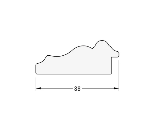Зеркало настенное Octagon EVOFORM в багетной раме римская бронза, 56,6х56,6 см, BY 3790