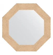 Зеркало настенное Octagon EVOFORM в багетной раме золотые дюны, 66,6х66,6 см, BY 3797