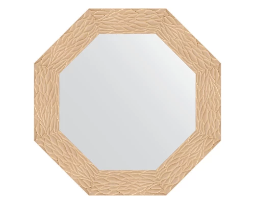 Зеркало настенное Octagon EVOFORM в багетной раме золотые дюны, 66,6х66,6 см, BY 3797