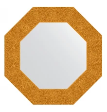 Зеркало настенное Octagon EVOFORM в багетной раме чеканка золотая, 56,6х56,6 см, BY 3799
