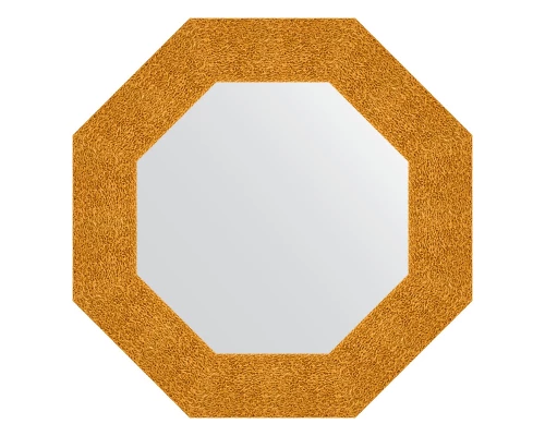 Зеркало настенное Octagon EVOFORM в багетной раме чеканка золотая, 56,6х56,6 см, BY 3799