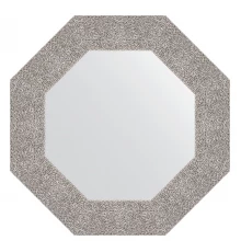 Зеркало настенное Octagon EVOFORM в багетной раме чеканка серебряная, 56,6х56,6 см, BY 3802