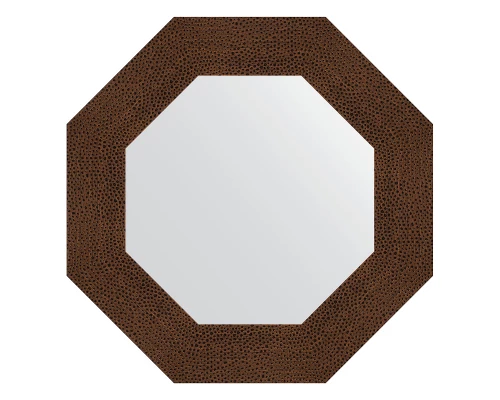 Зеркало настенное Octagon EVOFORM в багетной раме бронзовая лава, 56,6х56,6 см, BY 3805