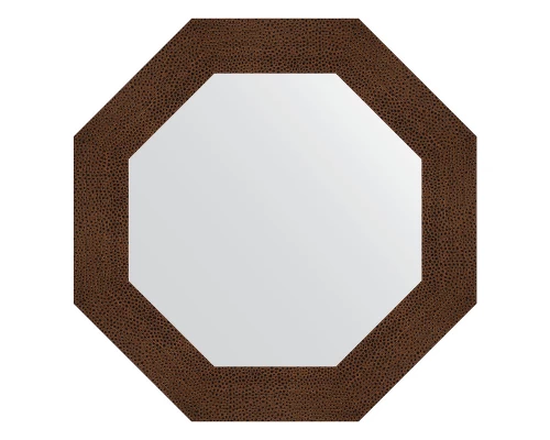Зеркало настенное Octagon EVOFORM в багетной раме бронзовая лава, 66,6х66,6 см, BY 3806