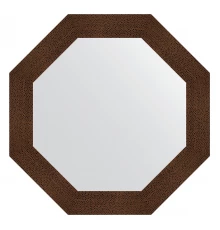 Зеркало настенное Octagon EVOFORM в багетной раме бронзовая лава, 76,6х76,6 см, BY 3807