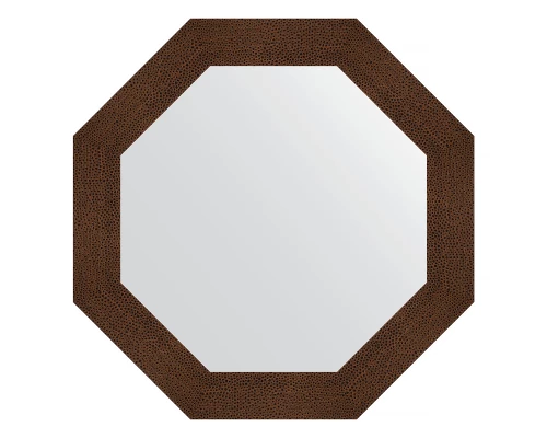 Зеркало настенное Octagon EVOFORM в багетной раме бронзовая лава, 76,6х76,6 см, BY 3807