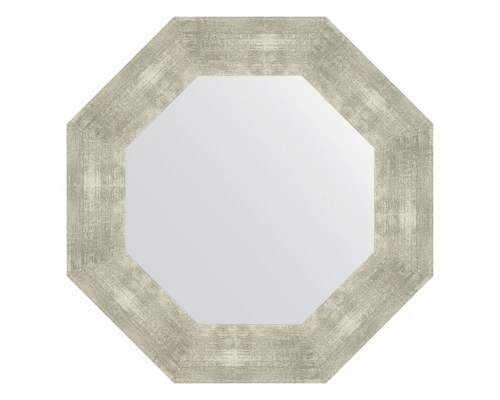 Зеркало настенное Octagon EVOFORM в багетной раме алюминий, 56,6х56,6 см, BY 3811