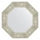 Зеркало настенное Octagon EVOFORM в багетной раме алюминий, 56,6х56,6 см, BY 3811