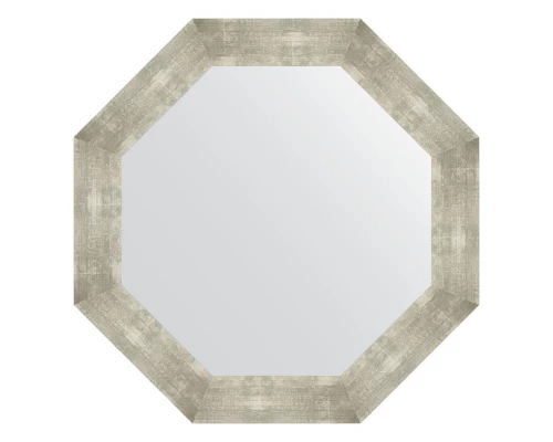 Зеркало настенное Octagon EVOFORM в багетной раме алюминий, 76,6х76,6 см, BY 3813