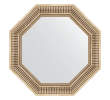 Зеркало настенное Octagon EVOFORM в багетной раме серебряный акведук, 67,8х67,8 см, BY 3815