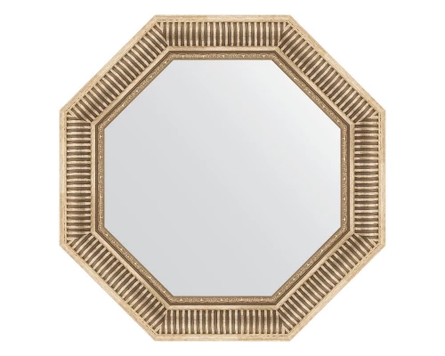 Зеркало настенное Octagon EVOFORM в багетной раме серебряный акведук, 67,8х67,8 см, BY 3815