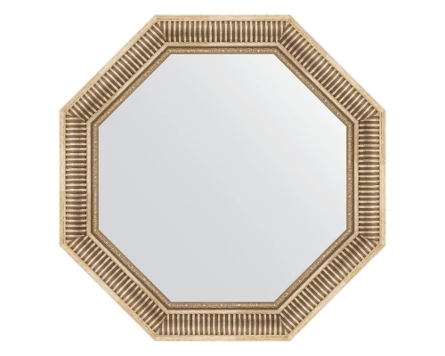 Зеркало настенное Octagon EVOFORM в багетной раме серебряный акведук, 77,8х77,8 см, BY 3816