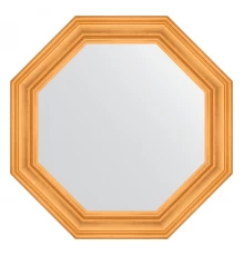Зеркало настенное Octagon EVOFORM в багетной раме травленое золото, 79,2х79,2 см, BY 3819