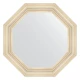 Зеркало настенное Octagon EVOFORM в багетной раме травленое серебро, 79,2х79,2 см, BY 3822