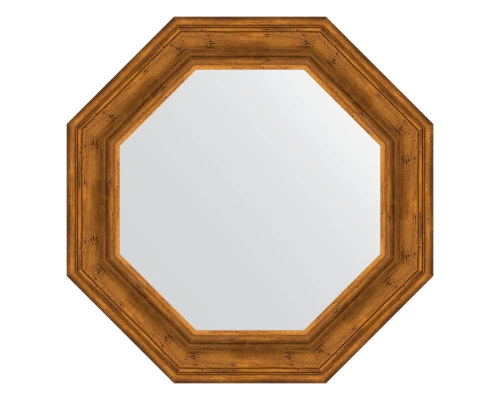 Зеркало настенное Octagon EVOFORM в багетной раме травленая бронза, 69,2х69,2 см, BY 3824