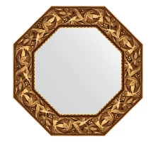Зеркало настенное Octagon EVOFORM в багетной раме византия золото, 58,8х58,8 см, BY 3829