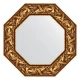 Зеркало настенное Octagon EVOFORM в багетной раме византия золото, 58,8х58,8 см, BY 3829