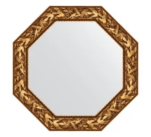 Зеркало настенное Octagon EVOFORM в багетной раме византия золото, 78,8х78,8 см, BY 3831