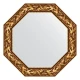 Зеркало настенное Octagon EVOFORM в багетной раме византия золото, 78,8х78,8 см, BY 3831