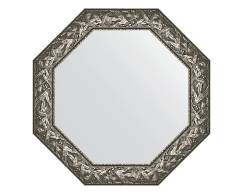 Зеркало настенное Octagon EVOFORM в багетной раме византия серебро, 78,8х78,8 см, BY 3834