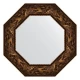 Зеркало настенное Octagon EVOFORM в багетной раме византия бронза, 58,8х58,8 см, BY 3835