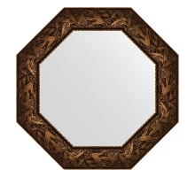 Зеркало настенное Octagon EVOFORM в багетной раме византия бронза, 68,8х68,8 см, BY 3836