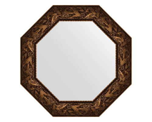 Зеркало настенное Octagon EVOFORM в багетной раме византия бронза, 68,8х68,8 см, BY 3836